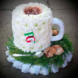 CupOfTea tribute, Flowers, Florist, Radcliffe, Bury